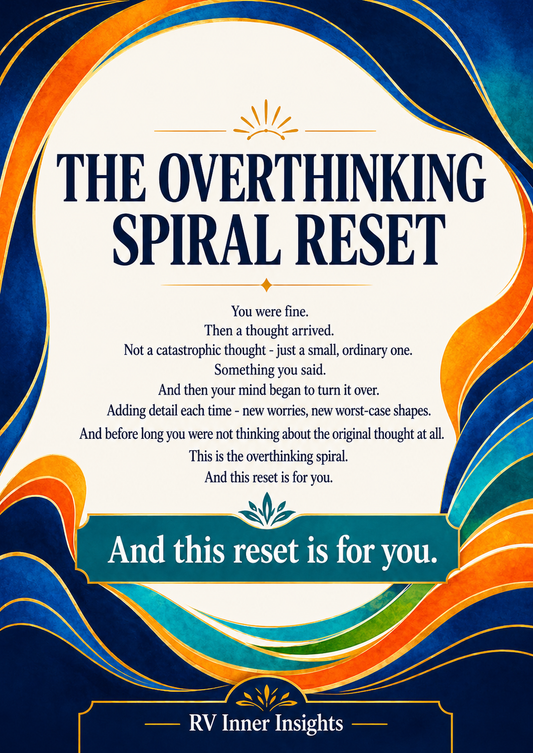 How to Stop Overthinking | Overthinking Spiral Break PDF Guide