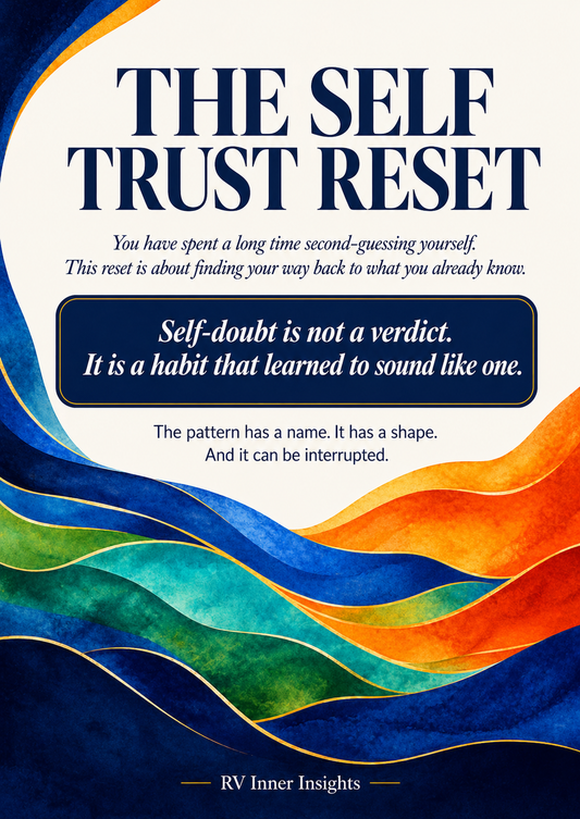 How to Trust Yourself Again | Self-Trust Rebuild Digital Guide PDF