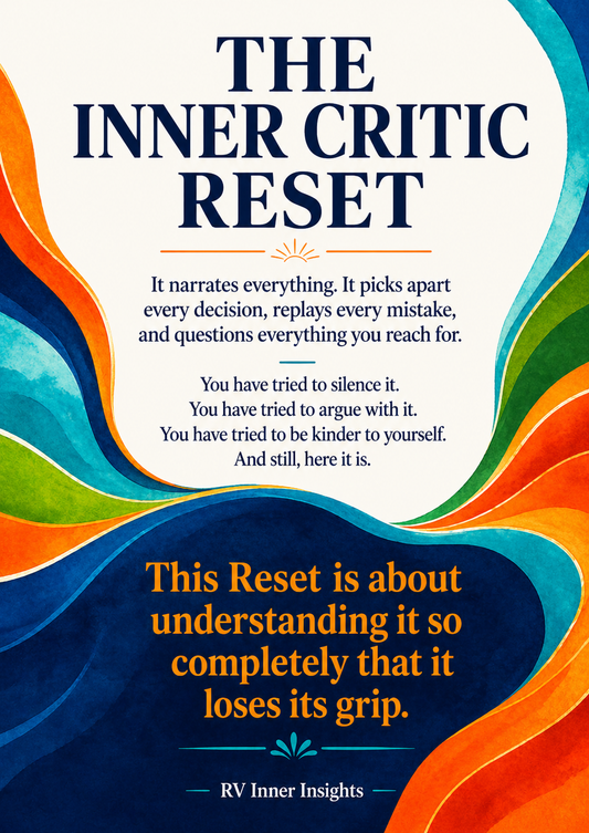How to Stop Negative Self-Talk | Inner Critic Reset Guide PDF