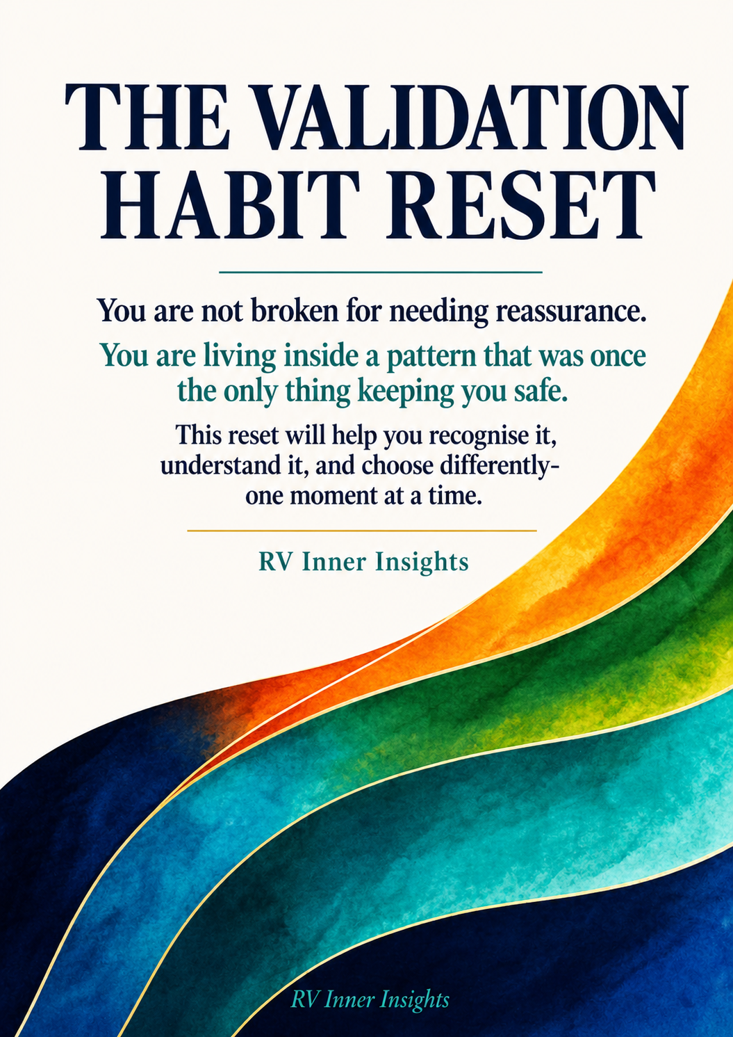 Stop Seeking Validation | The Validation Habit Reset PDF Guide