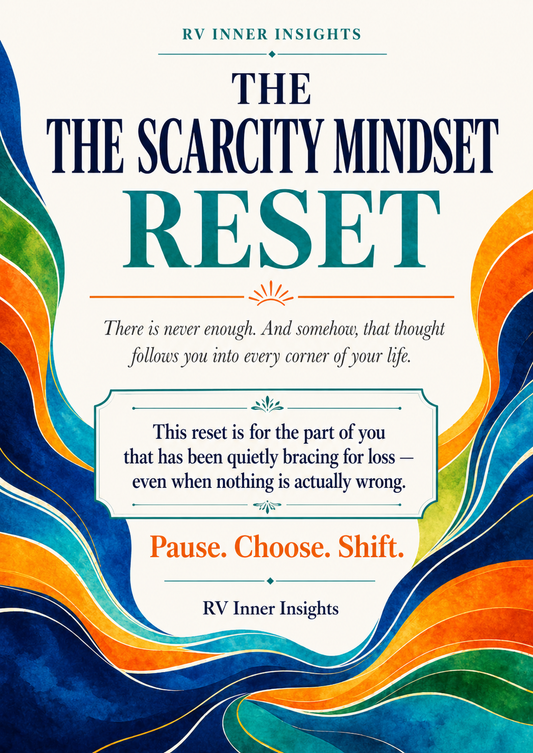 Scarcity Mindset to Abundance | How to Stop Feeling Like You're Not Enough PDF Guide