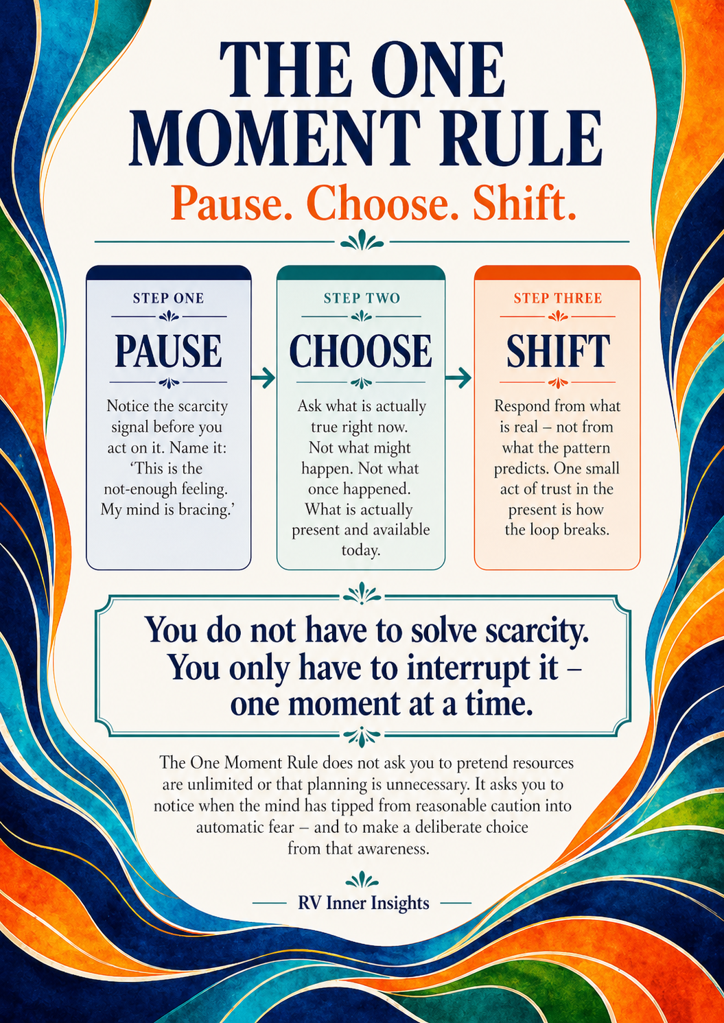 Scarcity Mindset to Abundance | How to Stop Feeling Like You're Not Enough PDF Guide
